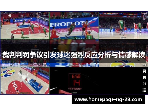 裁判判罚争议引发球迷强烈反应分析与情感解读