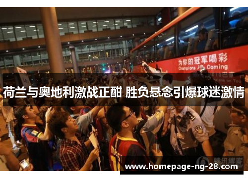 荷兰与奥地利激战正酣 胜负悬念引爆球迷激情